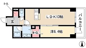 グランルクレ新栄ウエスト  ｜ 愛知県名古屋市中区新栄2丁目40-6（賃貸マンション1LDK・7階・46.71㎡） その2