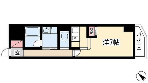 グランパラシオ ｜愛知県名古屋市東区矢田東(賃貸マンション1K・2階・30.00㎡)の写真 その2