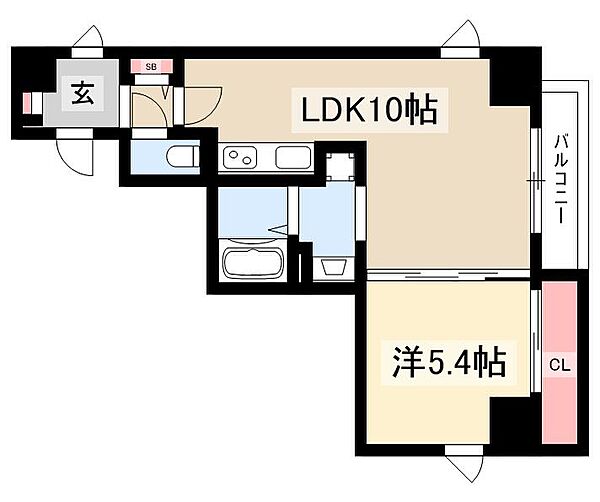 ミリオレビータ金山 ｜愛知県名古屋市中区平和2丁目(賃貸マンション1LDK・4階・39.88㎡)の写真 その2