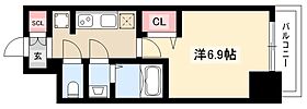 ディアレイシャス浅間町III  ｜ 愛知県名古屋市西区花の木1丁目16-15（賃貸マンション1K・2階・25.13㎡） その2