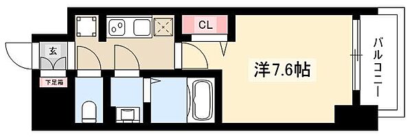 プレサンス新栄リベラ ｜愛知県名古屋市中区新栄2丁目(賃貸マンション1K・10階・25.80㎡)の写真 その2