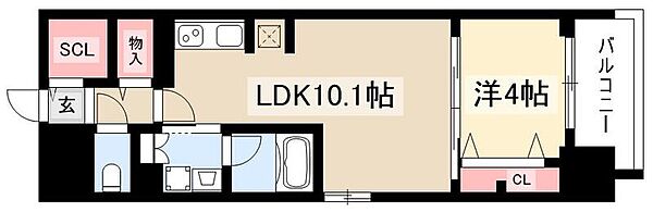 プレサンス　ロジェ　千種内山 ｜愛知県名古屋市千種区内山1丁目(賃貸マンション1LDK・10階・39.40㎡)の写真 その1