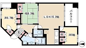 アップルパレス丸の内  ｜ 愛知県名古屋市中区丸の内2丁目17-26（賃貸マンション3LDK・7階・76.43㎡） その2