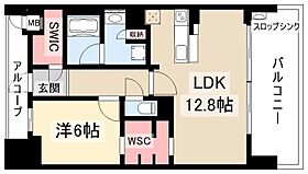 グランパセオ名駅那古野  ｜ 愛知県名古屋市西区那古野2丁目1-15（賃貸マンション1LDK・5階・48.18㎡） その2