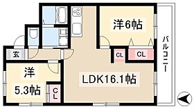 上原マンション  ｜ 愛知県名古屋市東区徳川1丁目107（賃貸マンション2LDK・8階・61.07㎡） その2