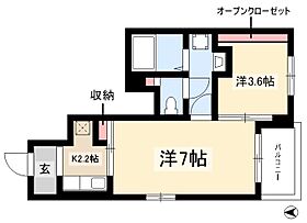 エスト(est)  ｜ 愛知県名古屋市東区矢田4丁目32-12（賃貸アパート2K・1階・30.85㎡） その2