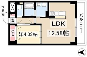 GRANDUKE代官町reverso  ｜ 愛知県名古屋市東区代官町1-5（賃貸マンション1LDK・6階・40.80㎡） その2