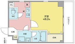 カーサ千種A 9階1Kの間取り