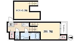 カーサルーチェ黄金 1階