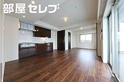 プラウドタワー名古屋伏見 19階1LDKのリビング/ダイニング