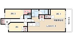 レジディア泉 3階