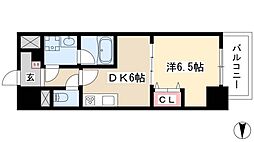 メイボーテセラ 5階1DKの間取り