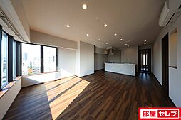 ザ・レジデンスパーク栄 15階2LDKのリビング/ダイニング