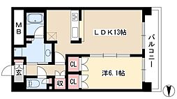 間取図画像 1LDK