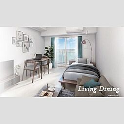 エスリード鶴舞シエスタ 12階1DKのリビング/ダイニング