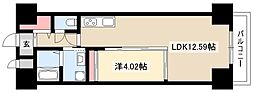 Primal千種stelo 1LDKの間取図画像