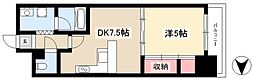 DOMUS21 1DKの間取図画像