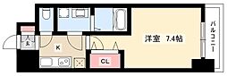 S-RESIDENCE浄心 1Kの間取図画像