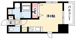 S-RESIDENCE千種 ワンルームの間取図画像