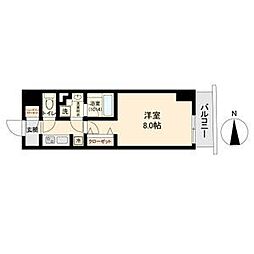 ブランシエスタ金山 1Kの間取図画像