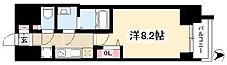プレサンス広小路通パルス ワンルームの間取図画像