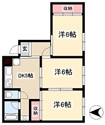 Dフラット東別院 6階/-