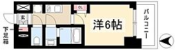 名古屋市西区那古野2丁目マンション 1Kの間取図画像