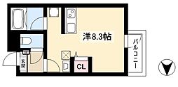 サクセス6 ワンルームの間取図画像