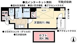 casaluca 1Kの間取図画像