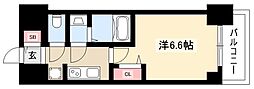 ファステート名古屋駅前ドリーム 1Kの間取図画像