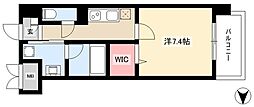 MX-4 1Kの間取図画像
