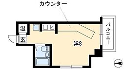 ALA大須ビル ワンルームの間取図画像