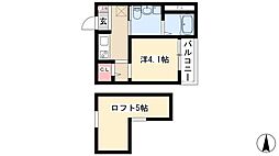 elcielo 1Kの間取図画像
