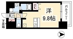プレサンス大須プライマル ワンルームの間取図画像