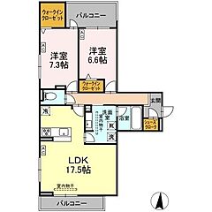 物件の間取り