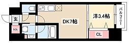 MAXIVカミナゴヤ 1DKの間取図画像
