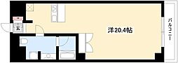 スクエア名駅南 ワンルームの間取図画像