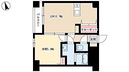 リフレスタ吹上 1LDKの間取図画像