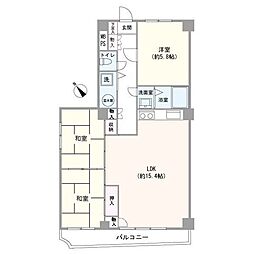 京成小岩グリーンプラザ 3LDKの間取図画像