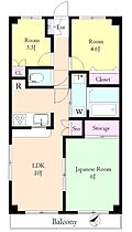 エクセル大泉  ｜ 東京都練馬区土支田3丁目28-24（賃貸マンション2SLDK・3階・56.43㎡） その2