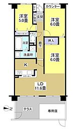 間取図画像 3LDK