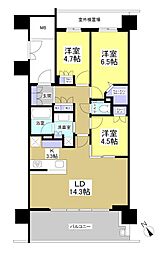 間取図画像 3LDK