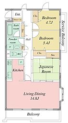 間取図画像 3LDK