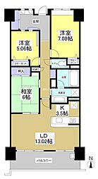 間取図画像 3LDK