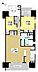 間取り：2LDK　2，730万円　専有面積73.10m2