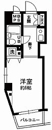アーバンヒルズ西川口 1Kの間取図画像