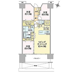 ヴェレーナシティ千葉ニュータウン中央アリーナ 3LDKの間取図画像