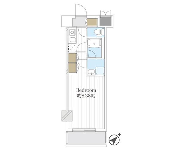 LEXE AZEST横濱関内 404｜神奈川県横浜市中区松影町1丁目(賃貸マンション1K・4階・24.93㎡)の写真 その2