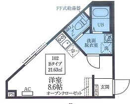 レピュア豊島園レジデンス  ｜ 東京都練馬区早宮3丁目（賃貸マンション1R・1階・21.63㎡） その2