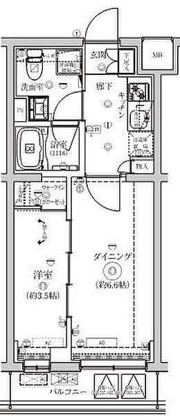 ベルシード野毛山公園 303｜神奈川県横浜市西区老松町(賃貸マンション1DK・3階・30.15㎡)の写真 その2